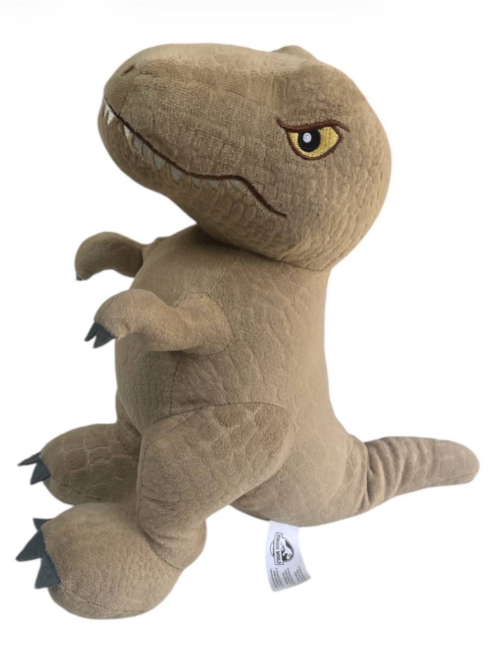 JURASSIC WORLD T-Rex Plush Tyrannosaurus Rex Stuffed Animal Embroidered Face 13"